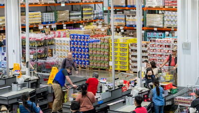 Big box retail store